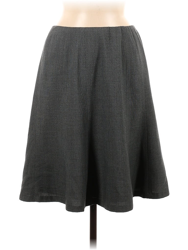 Pre-owned Calvin Klein Formal Skirt In Gray