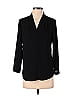 Mossimo 100% Polyester Black Long Sleeve Blouse Size XS - photo 1