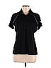 Cutter & Buck 100% Polyester Black Short Sleeve Polo Size M - photo 1