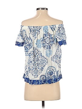 Lucky Brand Short Sleeve Blouse (view 2)