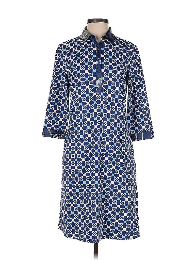 J. McLaughlin Blue Casual Dress Size S - photo 1