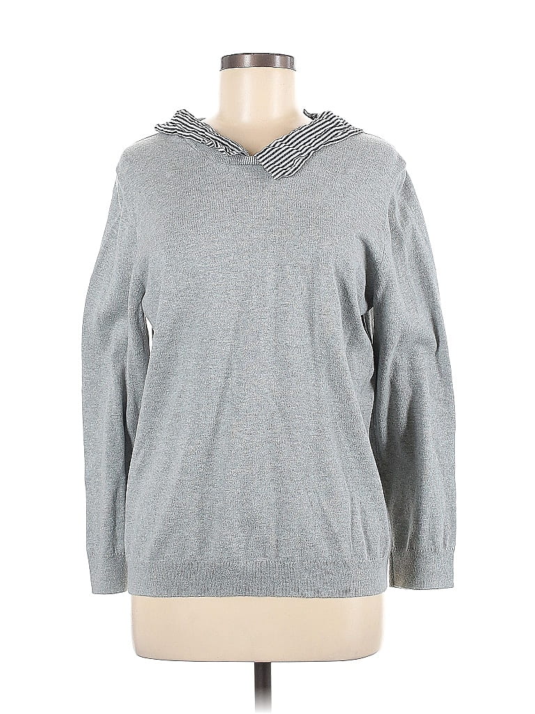 J.Crew Mercantile 100% Cotton Gray Pullover Sweater Size XL - photo 1