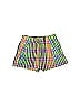 TSE Houndstooth Argyle Checkered-gingham Grid Plaid Color Block Green Shorts Size 10 - photo 1