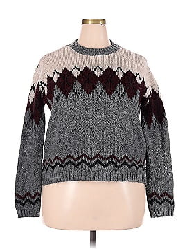 Pull&Bear Pullover Sweater (view 1)