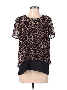 MICHAEL Michael Kors Short Sleeve Blouse (view 1)