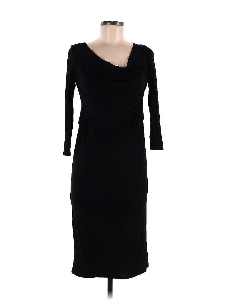 Topshop Black Casual Dress Size 6 - photo 1