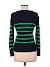 Cielo Stripes Green Pullover Sweater Size M - photo 2