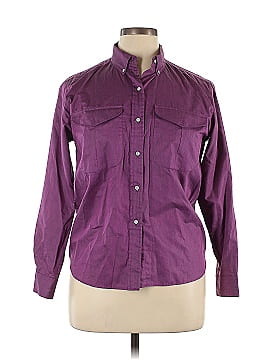 Diane von Furstenberg Long Sleeve Button-Down Shirt (view 1)