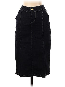 Zara Basic Denim Skirt (view 1)