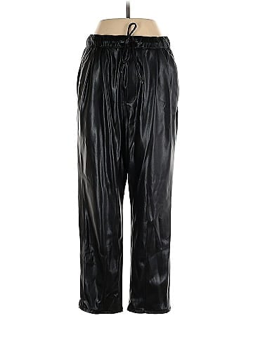 Zara Faux Leather Pants (view 1)
