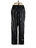 Zara 100% Polyester Black Faux Leather Pants Size XS - photo 1