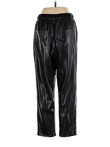 Zara Faux Leather Pants (view 2)