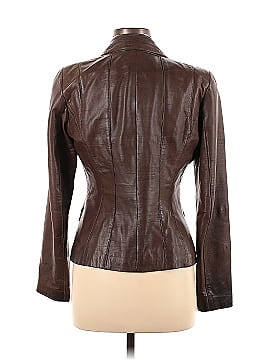 Elements by Vakko Leather Jacket (view 2)