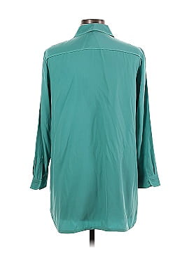 Lafayette 148 New York 3/4 Sleeve Silk Top (view 2)