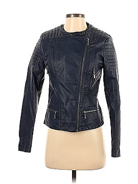 Olivia Miller Faux Leather Jacket (view 1)