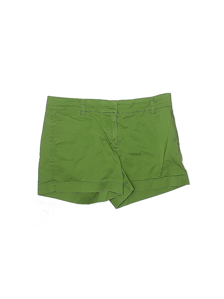 J.Crew Solid Tortoise Green Khaki Shorts Size 8 - photo 1