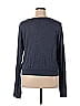Wildfox Blue Pullover Sweater Size L - photo 2