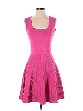 Pink Tartan Casual Dress (view 1)