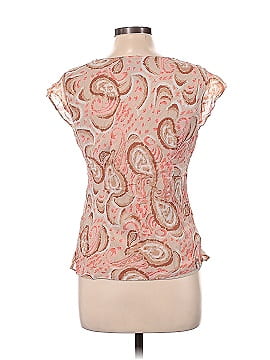 Style&Co Short Sleeve Silk Top (view 2)