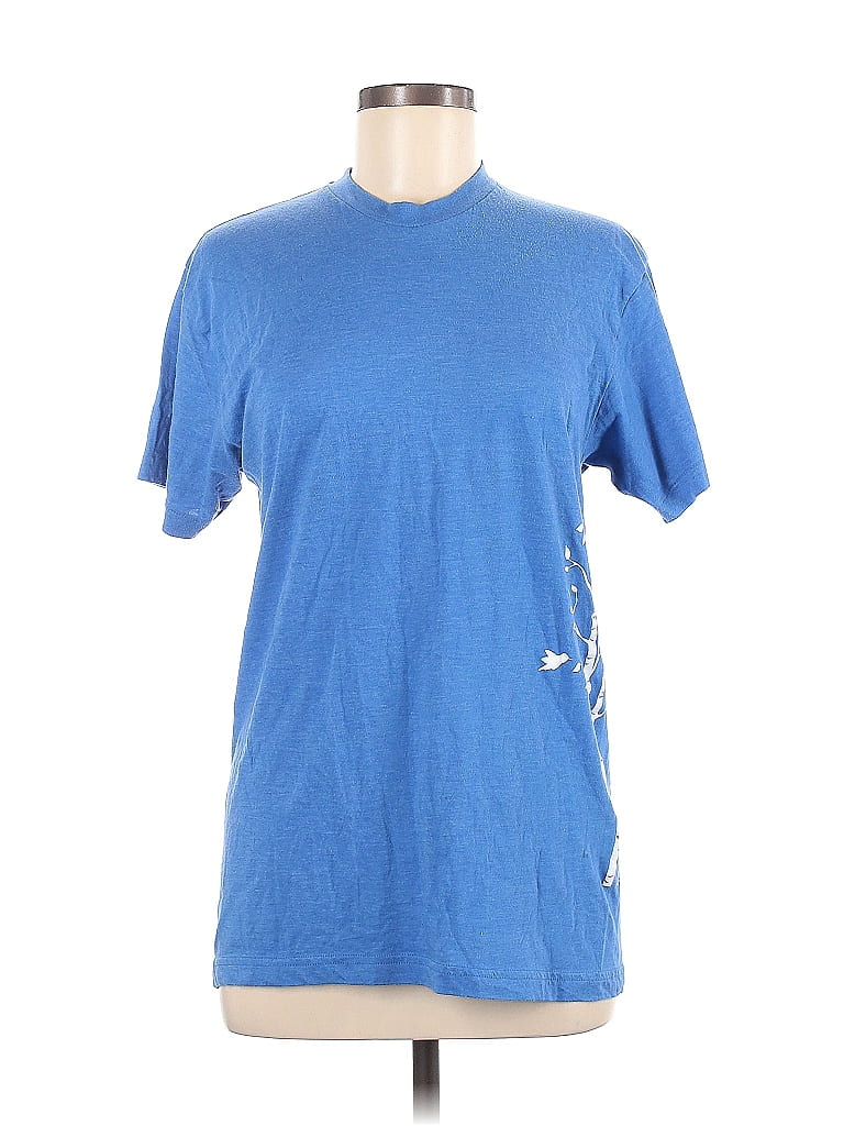 American Apparel Blue Short Sleeve T-Shirt Size M - photo 1