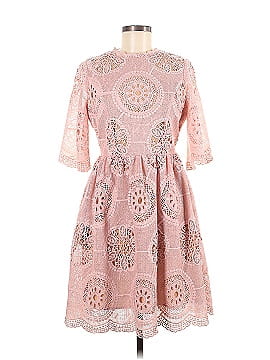 Champagne & Strawberry Casual Dress (view 1)
