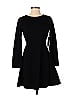 Lulus Solid Black Casual Dress Size S - photo 1