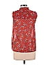 Maeve 100% Polyester Red Sleeveless Blouse Size 6 - photo 2