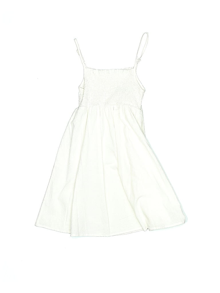Unbranded 100% Cotton White Dress Size 8 - 9 - photo 1