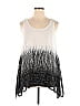 Karen Kane Silver Sleeveless Blouse Size XL - photo 1