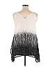 Karen Kane Silver Sleeveless Blouse Size XL - photo 2