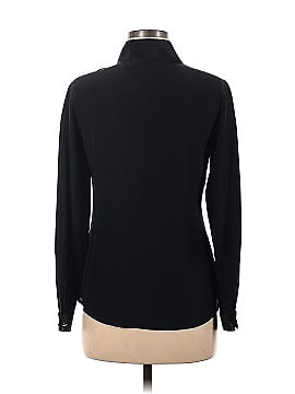 Anne Fontaine Long Sleeve Silk Top (view 2)