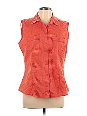 Riders By Lee Sleeveless Button Down Shirt