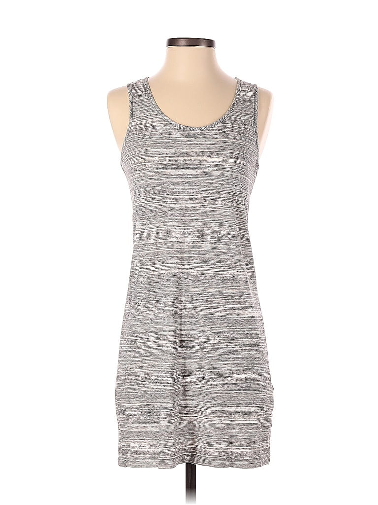 Theory 100% Cotton Gray Casual Dress Size S - photo 1