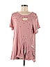 Chaser 100% Cotton Pink Short Sleeve T-Shirt Size M - photo 1