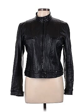 Planet Faux Leather Jacket (view 1)