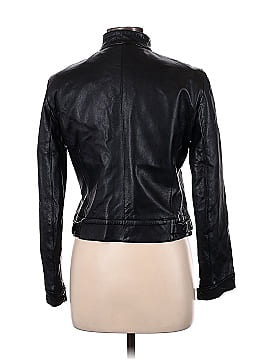 Planet Faux Leather Jacket (view 2)
