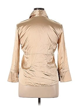 Adec2 by Philippe Adec Long Sleeve Silk Top (view 2)