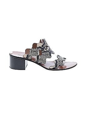 Chloé Leather Python-embossed Lauren Sandals (view 1)