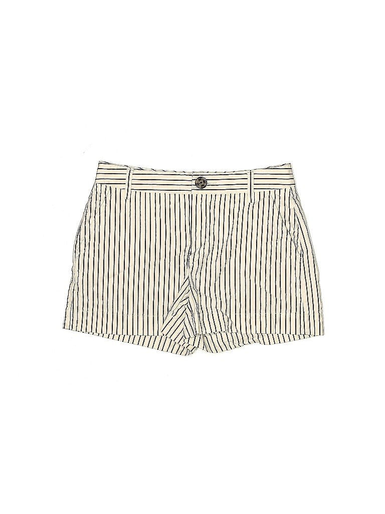 CAbi Stripes Ivory Shorts Size 2 - photo 1