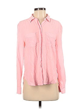 Ann Taylor Long Sleeve Silk Top (view 1)