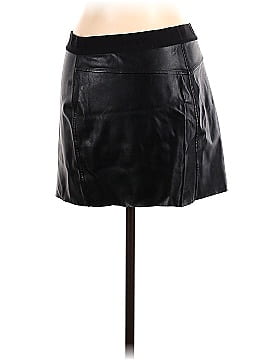 CALVIN KLEIN JEANS Faux Leather Skirt (view 2)