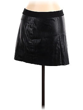 CALVIN KLEIN JEANS Faux Leather Skirt (view 1)