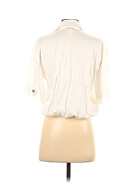 Topshop Short Sleeve Button-Down Shirt (view 2)