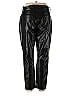Old Navy 100% Polyester Black Faux Leather Pants Size 12 - photo 2