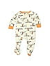 Gerber 100% Cotton Print Ivory Long Sleeve Outfit Size 6-9 mo - photo 1