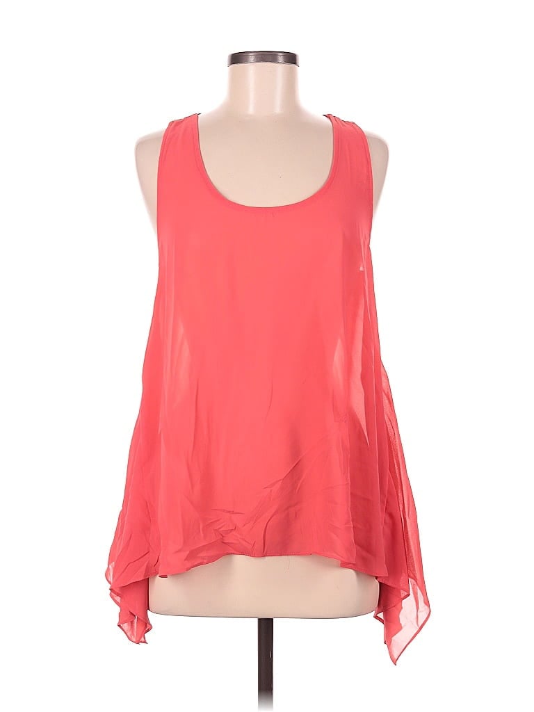 Umgee 100% Polyester Red Sleeveless Blouse Size M - photo 1