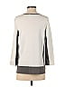 Per Se Color Block Gray Ivory Pullover Sweater Size S - photo 2