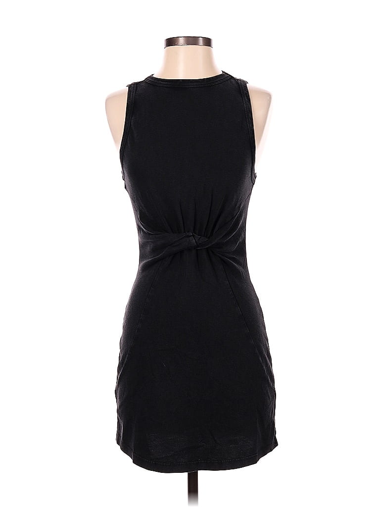 L Space 100% Cotton Solid Black Casual Dress Size XS - photo 1