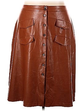 Mare Mare X Anthropologie Faux Leather Skirt (view 1)