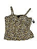 Torrid Animal Print Leopard Print Gold Swimsuit Top Size 5X Plus (6) (Plus) - photo 1